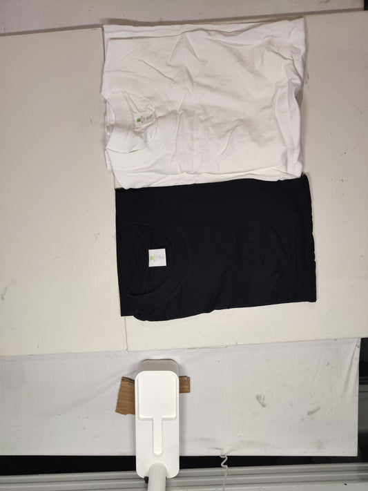 [431]GN Floral Gray Small Neckline Short-Sleeved Men's Summer Pure Cotton Heavyweight American Shoulder T-Shirt Showing Muscles, High-End and Handsome