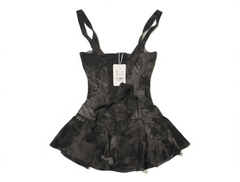 [843]GN   DREAM SEVEN77 Two-way Denim Strapless Dress Women's Summer Slimming Tie-dye American-style Short Skirt