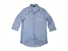 [746]MG  ELLE French High-End Silk Shirt with Design Drape Loungewear 2025 Spring New Collection