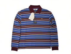 [823]GM In Stock GROVE Women's Preppy Style Color-Blocked Striped Long-Sleeved POLO Shirt, Same as Che Jingyuan and Yang Caiyu's Style