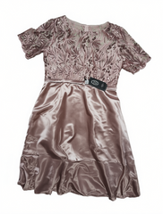 [443]GN  ¡¾Promotional Price¡¿Pink High-End Evening Gown for Petite Young Mothers - Elegant Wedding Dress Suitable for Daily Wear