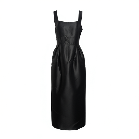 [686]GG   Sophisticated minimalist ins-style camisole high-waist fitted dress for birthday parties and corporate annual meetings, also great for holiday getaways
