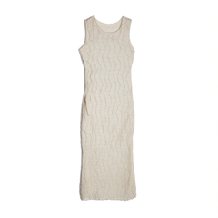 [543]GG     French Style Round Neck Spaghetti Strap Dress for Women