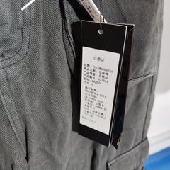 [834]G    COCO & GODDESS Women's High-Street Workwear Jeans, Wide-Leg Pants with Multi-Pocket and Zipper Design