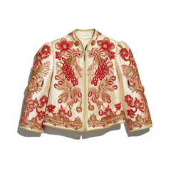 [929]N [Promotional Price] 2025 New Handmade Luxury Traditional Chinese Bride Dress High-end Dragon and Phoenix Robe Malay Wedding Dress Bridal Wedding Attire