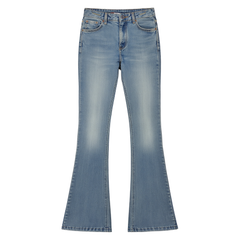 [780]N Authentic Stock I.AM.GIA Yuxi Yu's Collection Soft and Elastic Fabric Skinny Low-Rise Bootcut Jeans