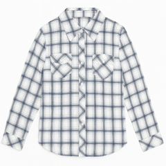 [235]GS  2025 Spring and Autumn New Long Sleeve Checkered Shirt Women's Korean Style 100% Cotton Slim Fit Base Layer Large Size Women's Shirt