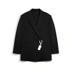 [049]GG    Plus Size Women's Black Label Collection Acetate Blazer Spring 、Curvy Women's Fashion Design Suit
