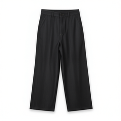 [058]GM     Natural Color Wide-leg  Casual Pants
