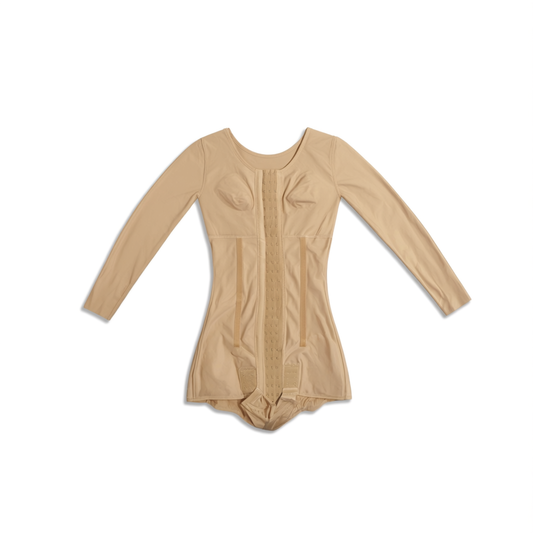 [692]GG      post-surgical recovery bodysuit for breast augmentation, waist and abdomen liposuction, accessory breast reduction, arm liposuction, and body contouring