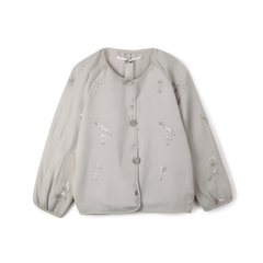 [296]G   Binguo  Chinese Style Retro Embroidered Sequin Flower-Button Jacket for Women