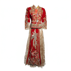 [295]NN Wedding Dress Chinese Style for Small Stature Bride