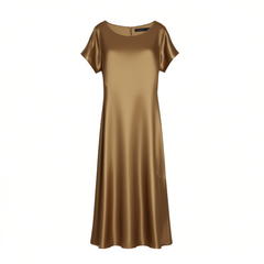 [191] [Mad Sale Price] Luoyi High-End Lurex Full-Skirt Dress for Women 2025 Summer New Elegant Square Neck Ruffle Midi Dress 10500