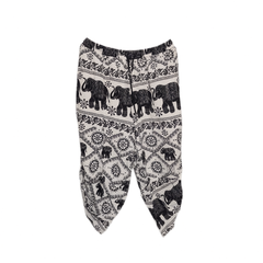 [083]G   Kuraishi Kazuki Men's Summer Beach Floral Shorts, Lightweight Thai-Style Harem Pants, Chinese-Style Loose Casual Trousers, Trendy