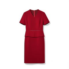 [247]N May Day Joyful Mother-in-Law Wedding Dress 2025 New Collection Elegant Mom Banquet Attire Qipao Bridal Gown Toast Evening Gown Red