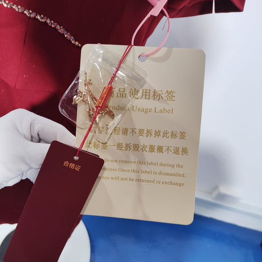 [247]N May Day Joyful Mother-in-Law Wedding Dress 2025 New Collection Elegant Mom Banquet Attire Qipao Bridal Gown Toast Evening Gown Red