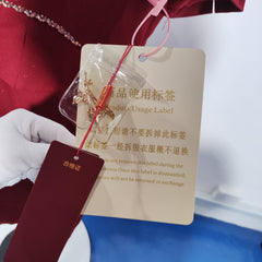 [247]N May Day Joyful Mother-in-Law Wedding Dress 2025 New Collection Elegant Mom Banquet Attire Qipao Bridal Gown Toast Evening Gown Red