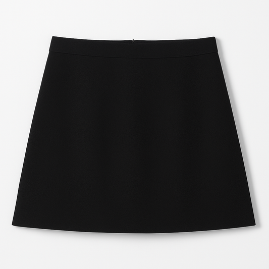 [268]MS Women's Plus Size Wool Short Skirt for Petite, Pants Skirt Hiding Hips, A-Line Slimming Bodycon Skirt, Short-Length Autumn and Winter