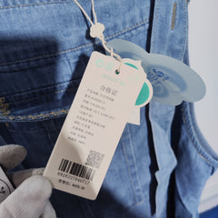 [301]N [Carnival Price] [Same as in Store] Inman Denim Overall Dress 2025 Summer New Women's Clothing Lyocell Cotton Tie Dress