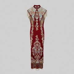 [853]N Heavyindustryqipaoxiumeliberationoutfitweddinggownengagementandtoastdress2025newbrideoutforweddingcidereweddingredshawls
