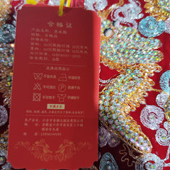[889]GG    New Arrival Bride's Xiuhe Dress, Elegant Chinese Wedding Gown with Dragon and Phoenix Embroidery, Toasting Dress Suitable for Petite Brides