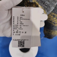 [605]G   Relez High-quality Wool Blend Knit V-neck Retro Jacquard Women's Winter New Arrival Top