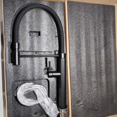 [038]GG      Kitchen Faucet Bar Island Faucet Copper Anti-Splash Water Jet Hot and Cold Sink Pull-Out Rotation