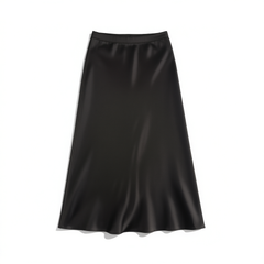 [413] Xuanyi / Yiguzhaigu Spring/Summer New Chinese Style Multipurpose Silk Gauze Silk Semi-Skirt with Elastic Waist