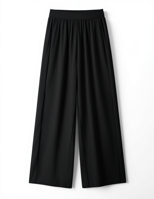 [645]MM  [Zhao Lusi's Same Style] Jiaonei Cool 305 Women's Wide-Leg Pants Ice Silk Sunscreen Casual Pants Spring and Summer