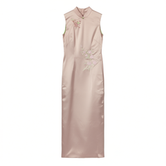 [438]G   [Jiang Shuying's Same Style] Echo Bridal New Chinese Style Cheongsam "Diancui" Engagement Pink Toast Dress