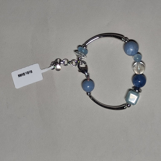 [771]GM  Colorful Bracelet for Women, Aquamarine Jewelry