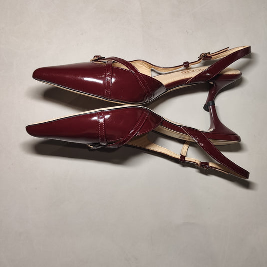 [046]GM   New Grace Cream French High Heel Closed-Toe Sandals S6681CH4