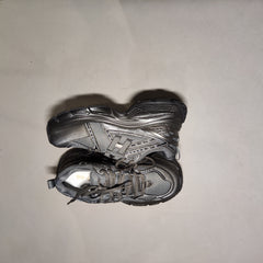 [332]GG     New Arrival Fashionable Thick Sole Silver Dad Shoes for Kids and Adults Height-Enhancing