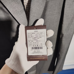 [025]M  Guillomet Men's Business Casual Suit Set, High-End Formal Wear, Champagne Color Groom Wedding Attire