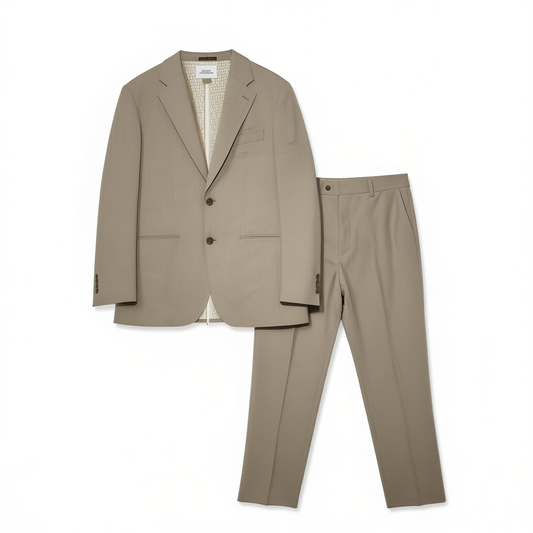 [281]GM   Men's Business Casual Suit Blazer, Premium Formal Wear, Champagne, Groom Wedding Tuxedo