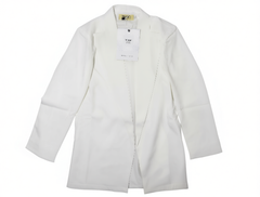 [542]GN  Summer Lightweight Women's Korean Style Loose Casual Mid-Length Elegance Plus Size Chiffon Top Blazer