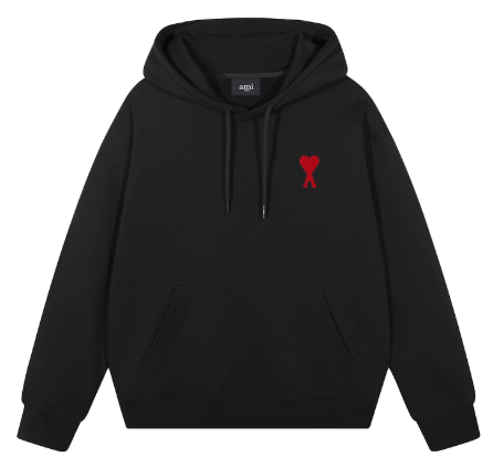 [300]MS [Promotional Price] Official Wine Red Hoodie Unisex Couple Style Casual Loose Fit Custom Heavy-Duty Outerwear
