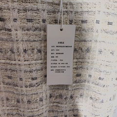 [369]N Masbello Spring Small Spring Women's Sleeveless Small Fragrant Tweed Slim Suit Dress Short Commuter Suit Skirt