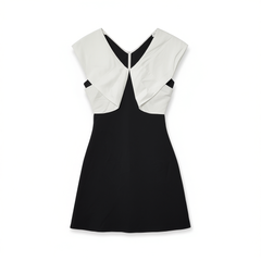 [717]N [Party Price] Gapia Women's Summer 2025 New Commuter Dress Unique Butterfly Collar Dress 1E7R4H040