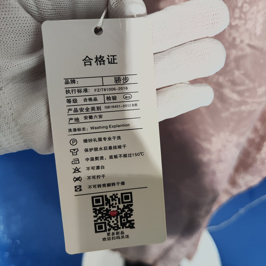 [361]G  [Promotional Price] Pink Cross-Back New Chinese-Style Cheongsam Fish Tail Engagement Wedding Dress for Bridesmaid, Bridal Toast Dress, Bridal Morning Dress, Hostess High-End Summer