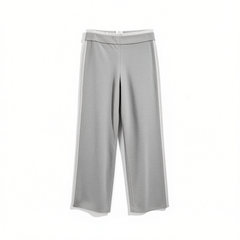 [976]G    WKT Family SodopeClub Gray Sweet Cool Long-Sleeved Lace Trim Pants  Niche Design Brand