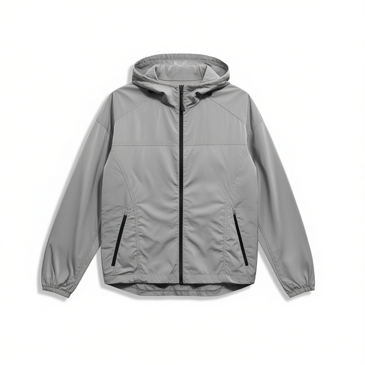 [470]N RandomPiece25 New Arrival Machine Washable Outdoor Hooded Lightweight Jacket Adjustable Drawstring