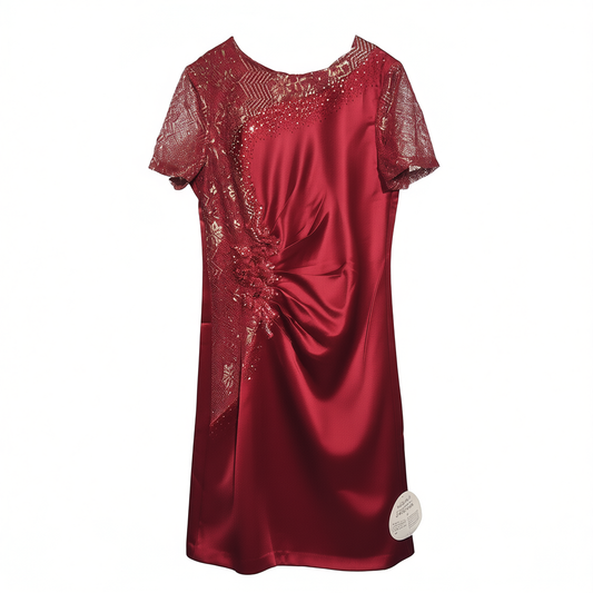 [841]GG     Mother of the Bride Wedding Ware、 New Style Qi Pao High-End Small Mother Wedding Dress Summer