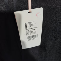 [379]M  Mandy Zhang elegant MIU-style bow black waist-cinching summer dress for women, high-end sleeveless mini dress