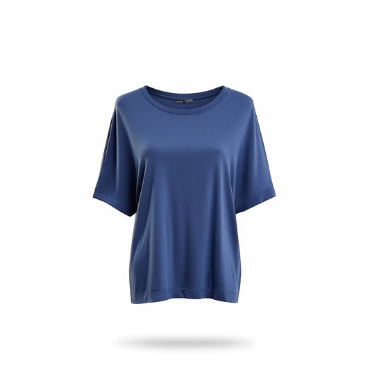 [301]GG      Classic Round-Neck Knit Short-Sleeve