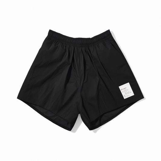 [418]NM  Running  Quick-Dry Double-Layer Trail Running Basic Drawstring Shorts
