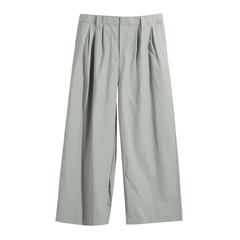[349]NN Casual Trousers Wrinkle Feel Wide Leg