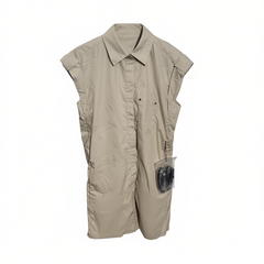 [539]G   ELLE Modern Workwear-style Women's Dress  Summer New Arrival 100% Cotton Designed Commuter-style Fashion Shirt Dress