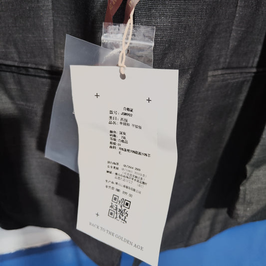 [879]G   PAPER Set 40,000 Italian Neapolitan Suit Business Commuter Slim-fit Single-breasted Wedding Tuxedo