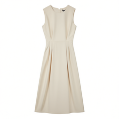 [709]N [Carnival Price] Luoyi French-style Waist-cinched Sleeveless Dress 2025 Summer New Collection Elegant Premium Classic Full-skirt Gown 09928